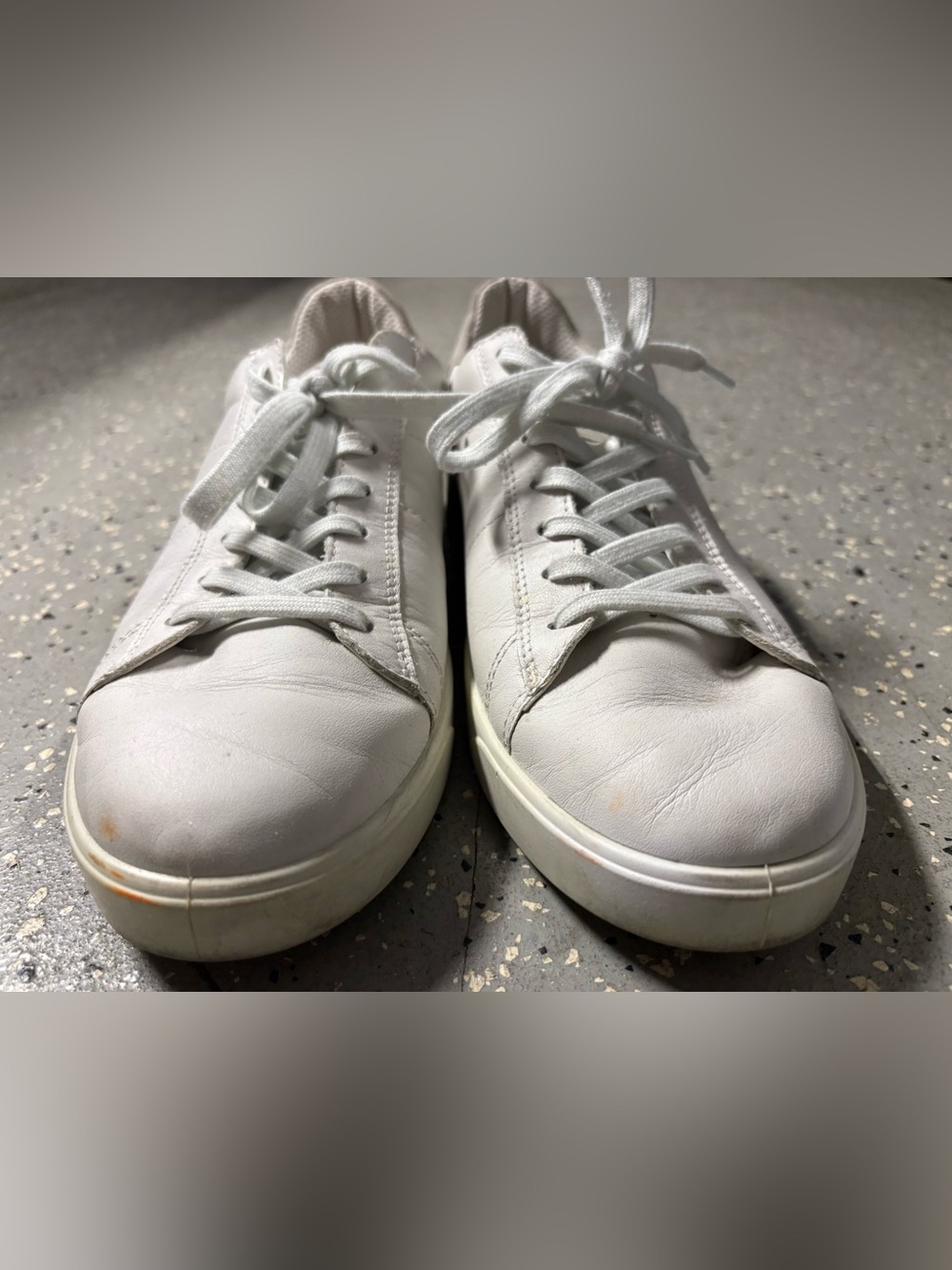 FUC ECCO Soft 7 Classic Men's White Leather Lace-Up Sneakers